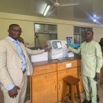 Sysmex West and Central Africa Ltd. (SWCA) donates equipment to the Faculty of Health Sciences.